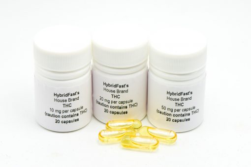 HOUSE BRAND THC CAPSULES (20 PER PACKAGE)