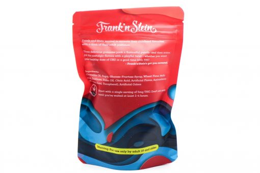 FRANK 'N’ STEIN THC GUMMIES – 500MG - $28 PER BAG