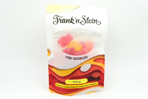 FRANK 'N' STEIN CBD GUMMIES 500MG -$28 PER BAG