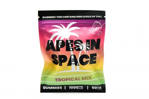 APES IN SPACE THC GUMMIES 1000MG - $38 PER BAG