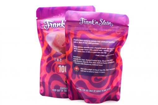 FRANK 'N’ STEIN THC GUMMIES – 1000MG - $32 PER BAG