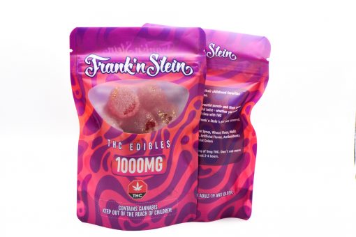 FRANK 'N’ STEIN THC GUMMIES – 1000MG - $32 PER BAG