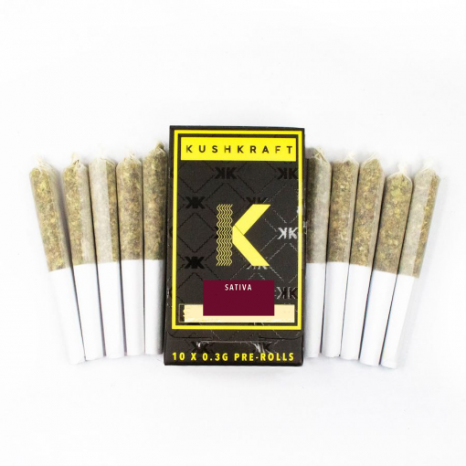 KUSHKRAFT 10 X 0.3G PREMIUM PRE-ROLLS - $35 PER PACK